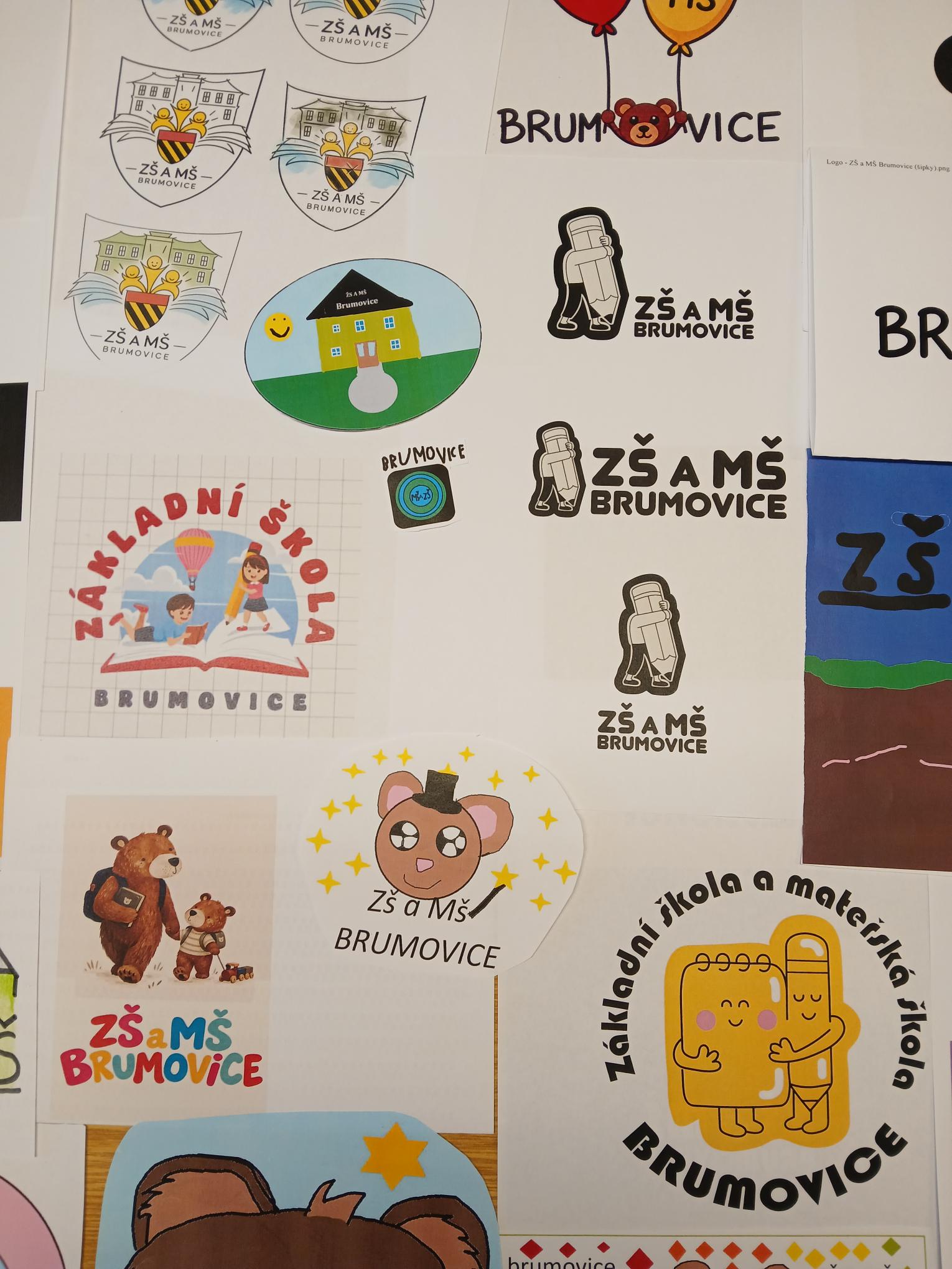 Logo školy - DĚKUJEME VŠEM ZA NÁVRHY DO SOUTĚŽE!