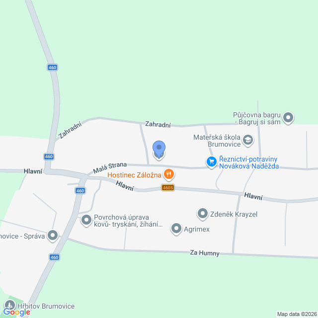 Naplánovat trasu do školy Obrázek mapy, kde se nachází škola